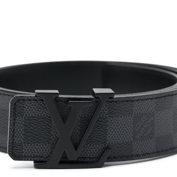 Louis Vuitton Other - Louis Vuitton Belt Initiales Damier Graphite Black